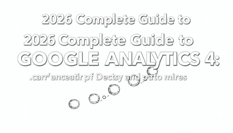 2026年GOOGLE ANALYTICS 4完整指南：设置、追踪与数据洞察
